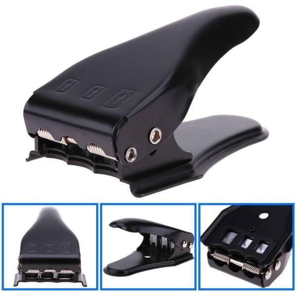 Universell 3 i 1 stans/Standard SIM/Micro SIM/Nano SIM-kortstans för alla