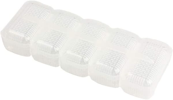 Sushiform (16*6*3,4 mm) - Japansk Nigiri Sushiform Risball 5 Ruller Maker Ikke-Klebbende Presse Bento Verktøy