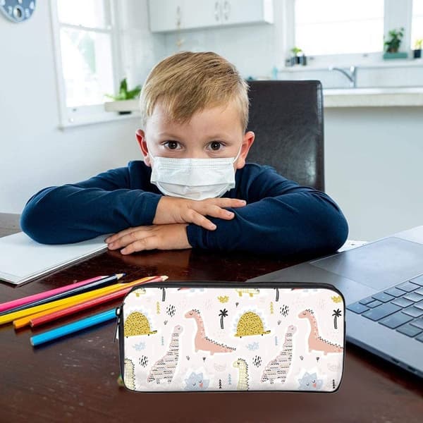Stor kapacitet blyantshus, dinosaur blyantshus form1 KLB