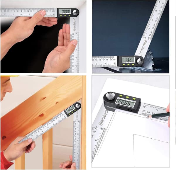 Digital Vinkelmätare med Display, Universal Vinkelmätare