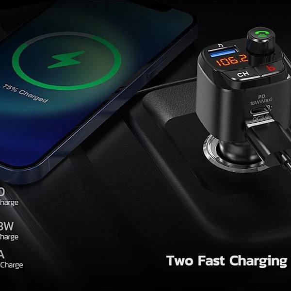 Bluetooth-sändare, trådlös Bluetooth 5.0 trådlös adapter KLB