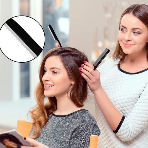 Udtynding af hår Razor Feather Styling Hair Styling Razor Sort