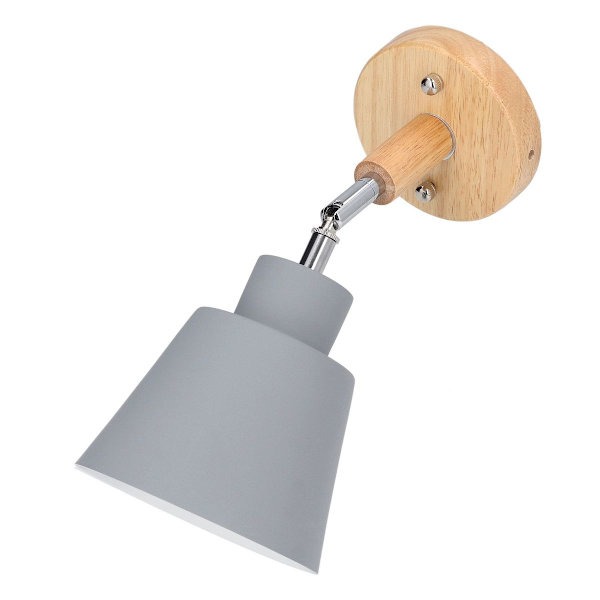 Modern minimalistisk vägglampa, träkonst, dekorativ KLB