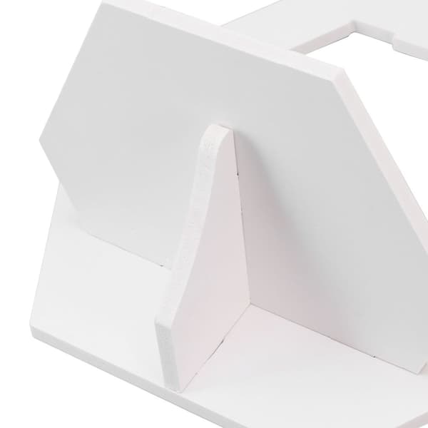 3-delad hexagonal flytande hylla modern enkel KLB