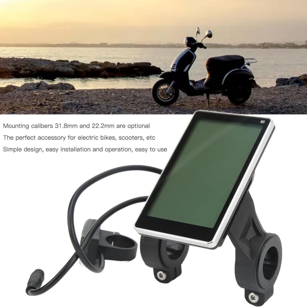 M5 E elcykel LCD-display hastighetsmätare