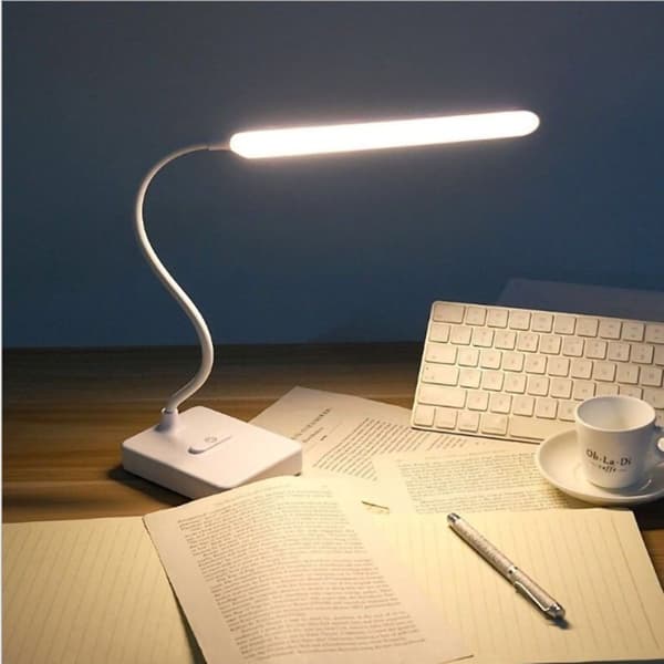 Multifunksjonell LED bordlampe, bærbar, for hjem og kontor KLB