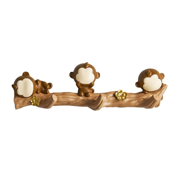 Harpiks dørkrok, ape, klesstativ, hatte krok
