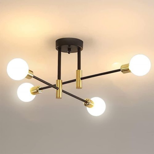 Retro taklampe, E26 industriell taklampe, 70 cm diameter, for