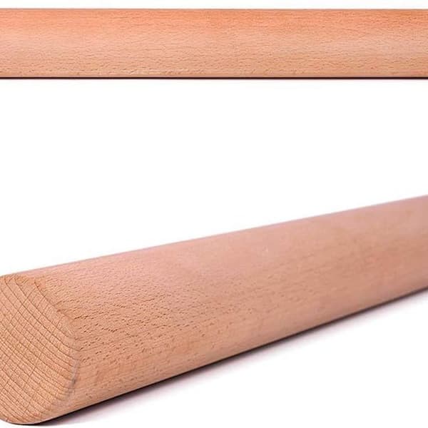 Rulle av tre for baking av non-stick brød, 50 cm