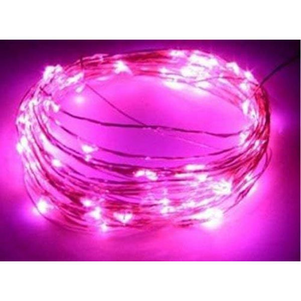 30 LED 3M rosa ljusslingor, perfekt för