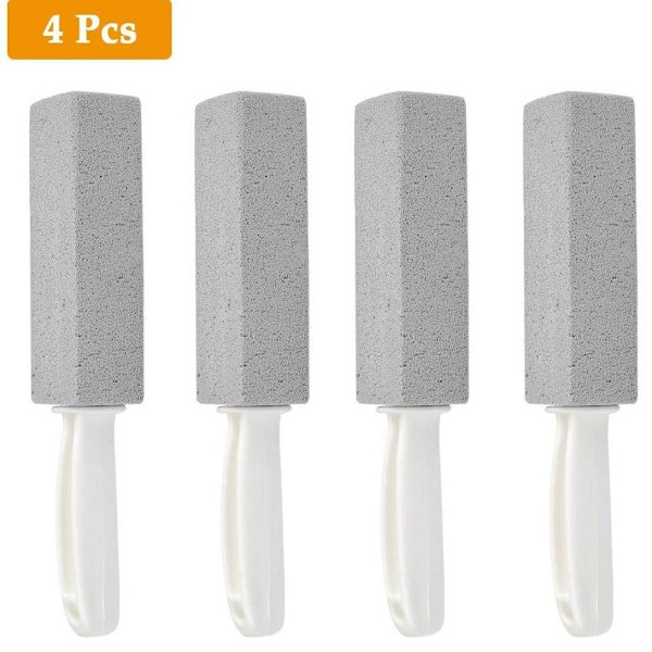 4-pack pimpsten toalettstädare med handtag - toalett pimpsten rengöringssten