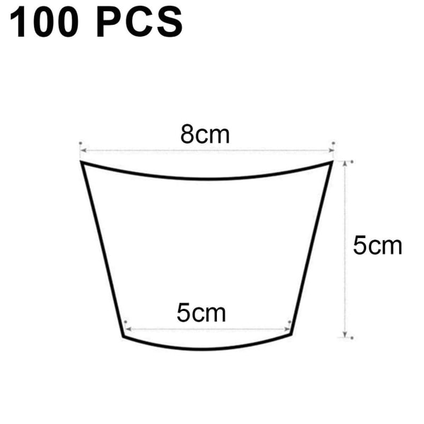 100 stk. Cupcake Cases Kunstnerisk Bagepapir Filigran Grøn KLB