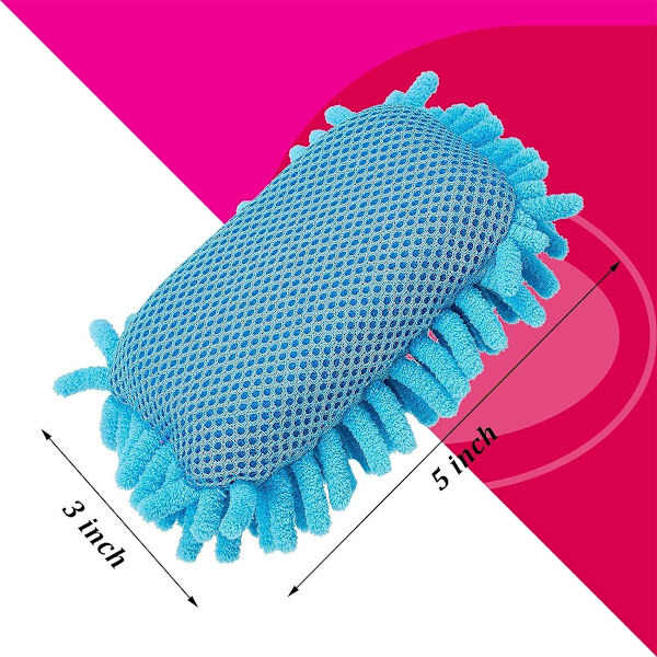 4 stk mikrofiber shag viskelær, whiteboard og kritt bruk