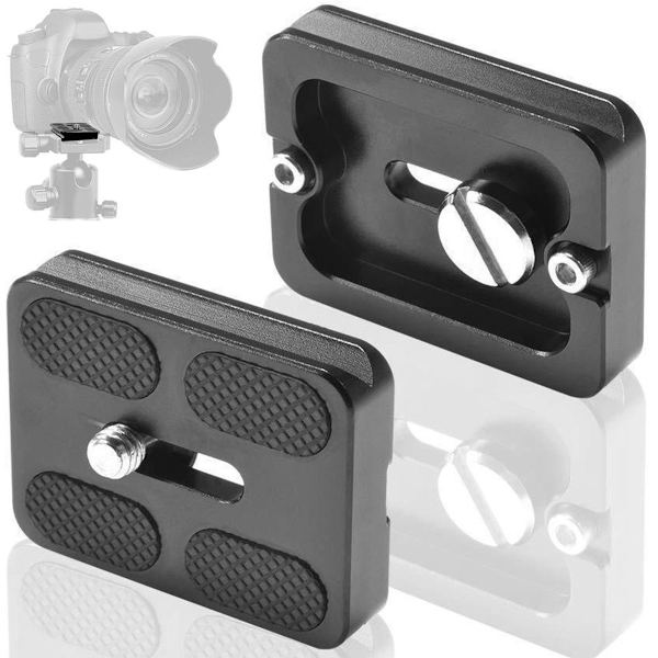 Snabbkopplingsplatta adapter 2 st snabbkopplingsplatta kamerastativ