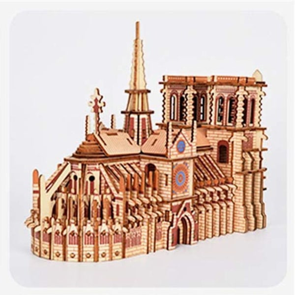 3D-puslespill for voksne, Notre Dame katedral flyttbar modellsett KLB