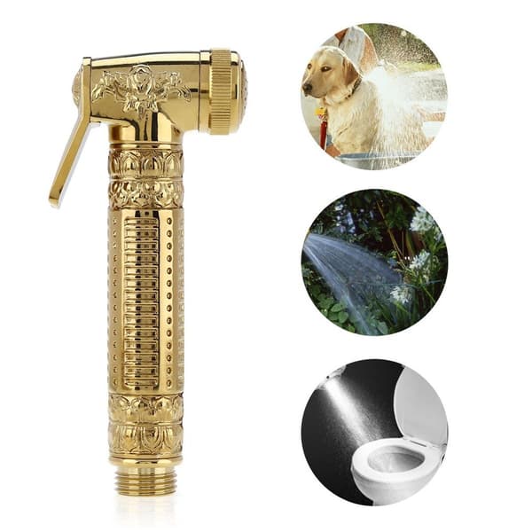 Messing hånd bidet til vægmontering, bruser, toilet, badeværelse KLB