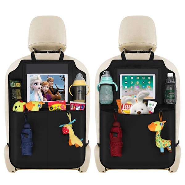 Bilsäte Skydd, 2-pack Bilsäte Organiser för Barn, Vattentät