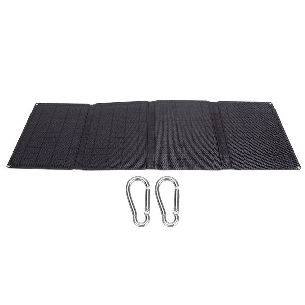 32W 5V 4 Panel Semi Fleksibelt Bærbart Solcellepanel Oplader KLB