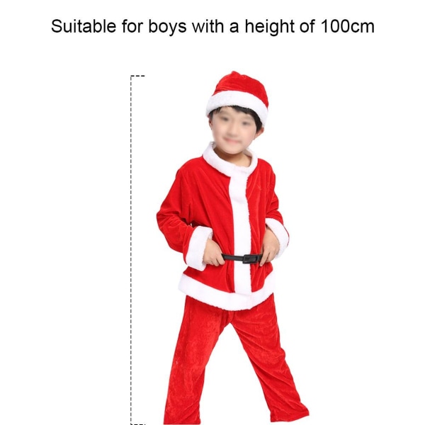Joulupukkiasu lapsille Joulupuku pojille 100 cm KLB