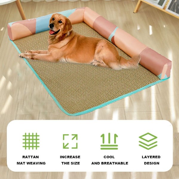 24 tommer hundebure til mellemstore og store hunde, kæledyr L(23,62x17,71x1,1) KLB