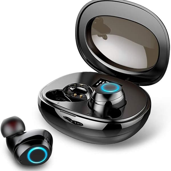 Bluetooth 5.0-hovedtelefoner, Mini Bluetooth-øretelefoner, trådløse