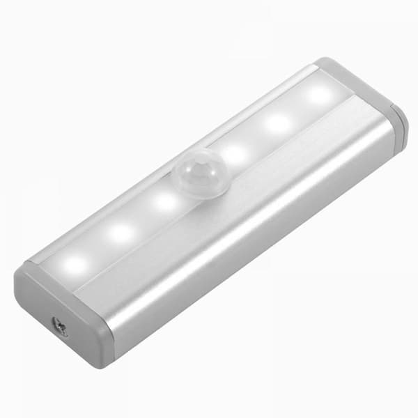 6LED skaplampe, bevegelse og lys, dobbel induksjon nattlys KLB
