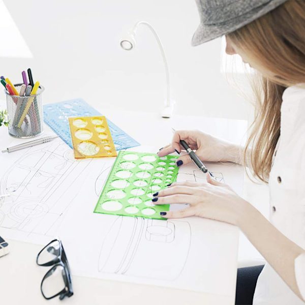 11 st Arkitektur Schabloner Barn Rita Schabloner Plast Studenter