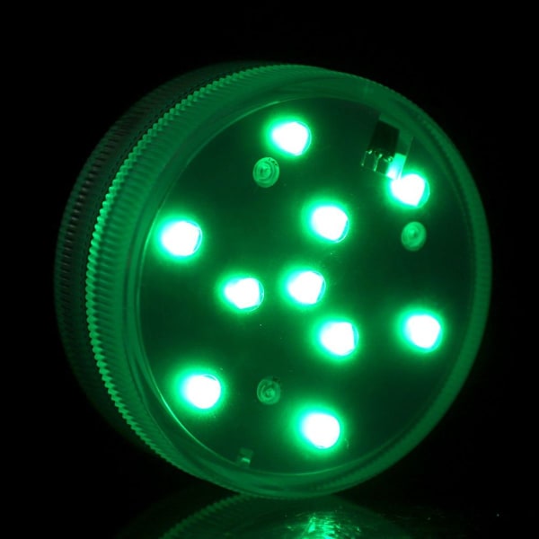 LED färgglad vattentät nedsänkbar vasbaslampa med KLB