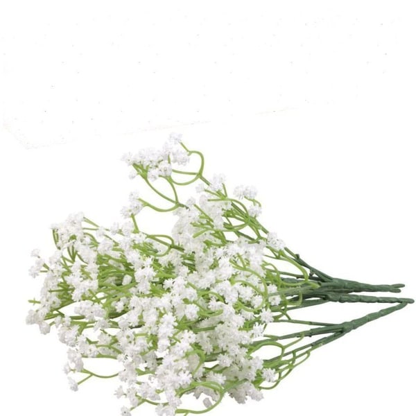 10 stk. Latex Kunstig Gypsophila Paniculata Blomst Til Hjem Bryllup KLB