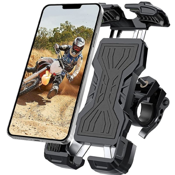 Sykkel mobiltelefonholder, 360° justerbar sykkel motorsykkel mobiltelefonholder.