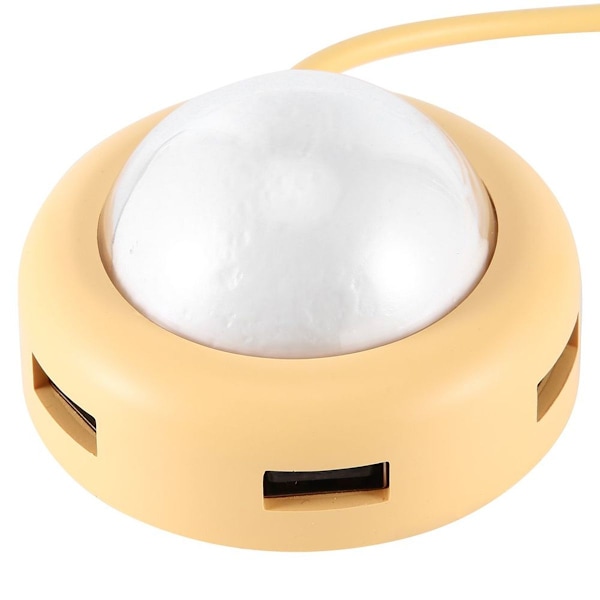 USB-hubi-jakaja-sovitin 4 porttia Monitoiminen LED-valo KLB