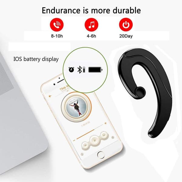 Bluetooth-kuulokkeet langattomat mustat