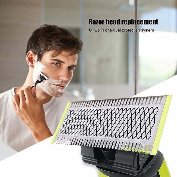 Menn Manuel Barberhøvel Hode Reserveblad Trimmer Barberblad Kom