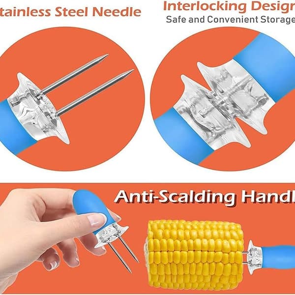 Grillgaffel Retractable Campfire Corn Fork Fruit Fork
