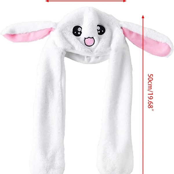 Ears Moving Jumping Bunny Plush Hat Rabbit Ears Moving Plush Hat KLB
