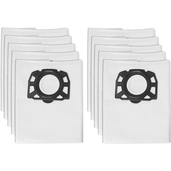 10-pack dammsugarpåsar till Kärcher dammsugare Wd4 Wd5 Wd6 Mv4 Mv5 Mv6