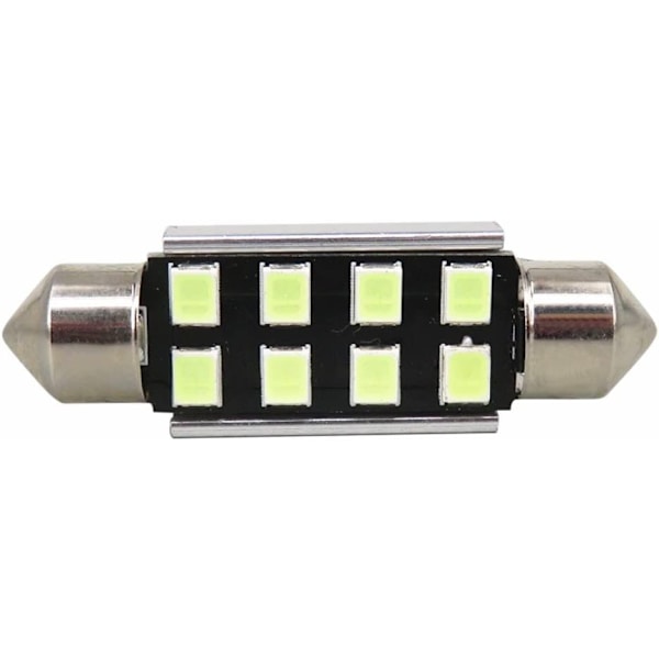 Pakke med 10 LED-pærer 39mm 2835 SMD Super Bright Ice Blue Erstatning for Bil LED Lys Kuppel Lys Kart Leselys Skiltlys