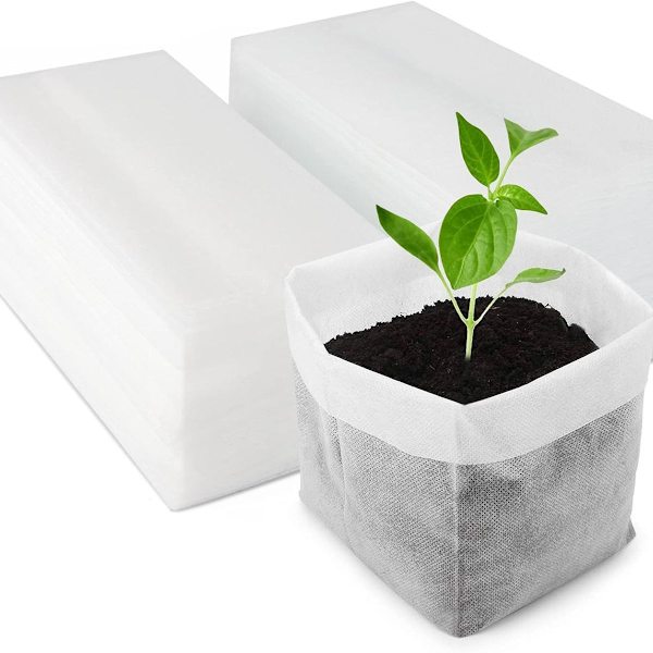Planteposer Pakke med 100 9,8 x 11 tommer ikke-vævet stof
