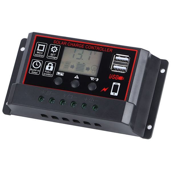 20A 12V 24V Solcellsladdningsregulator Intelligent Solpanel KLB