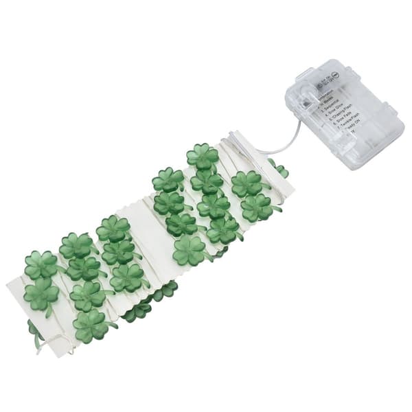 Heldige kløverformede 40 LED-lyskjeder, 3 meter dekorative lys KLB