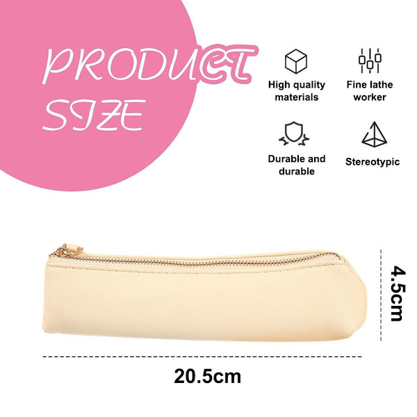 Pencil case kosmetik taske blyant brevpapir taske hvid KLB