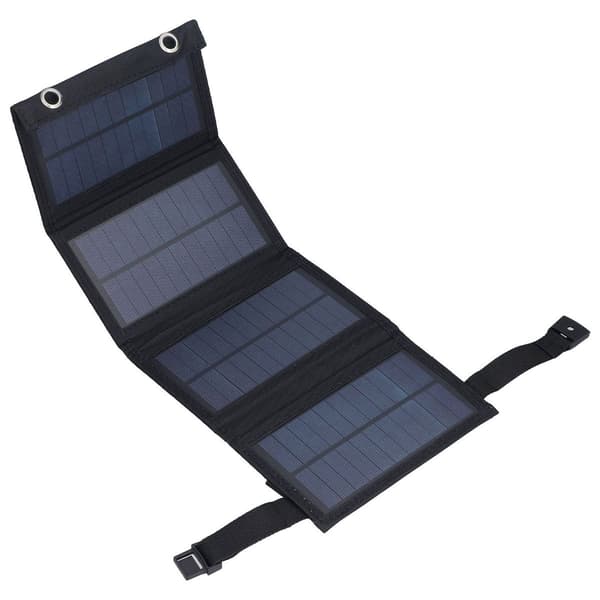 Solcellelader 6W 5V, høj konverteringseffektivitet, foldbar KLB