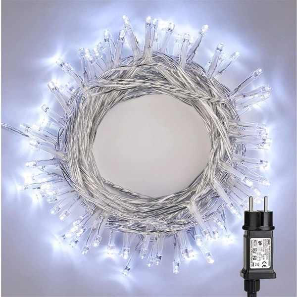 PhilzOps Utomhus julbelysning 20 m 200 LED Fairy Lights inomhus med plugg KLB