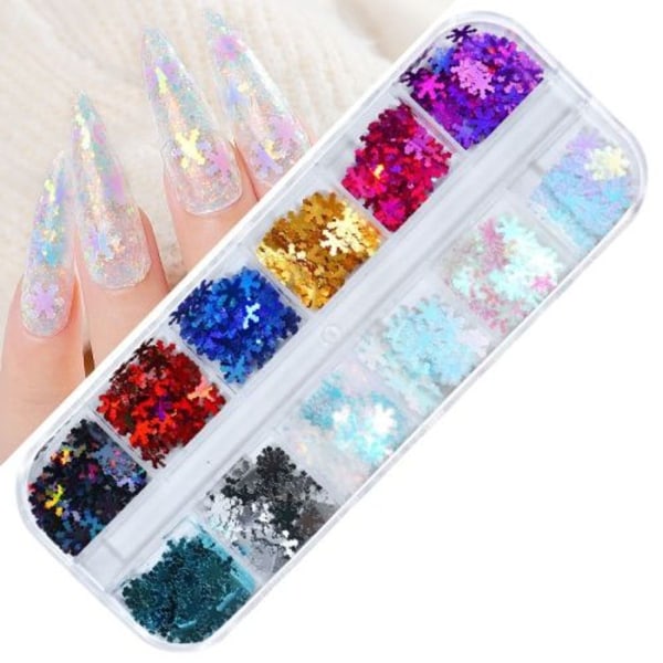 2kpl Nail Butterfly Laser Symphony Sequins-21st
