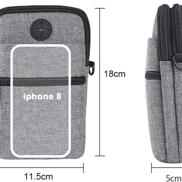 Skuldertaske mini tote taske med 3 niveauer