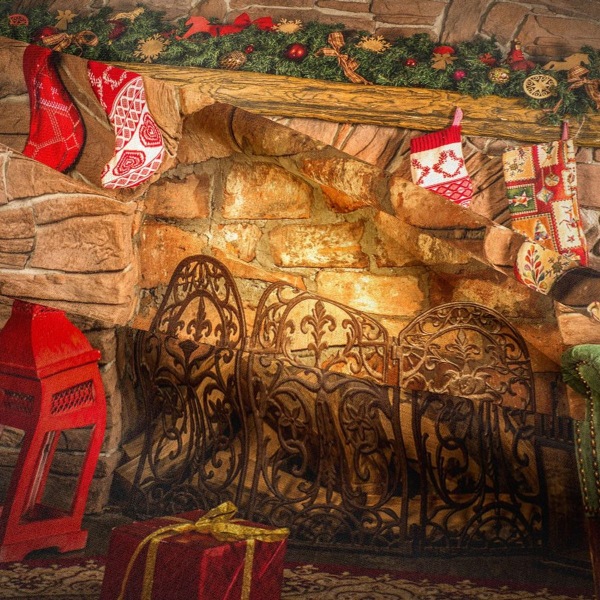 Juldesignerad gobeläng, liten gobeläng KLB