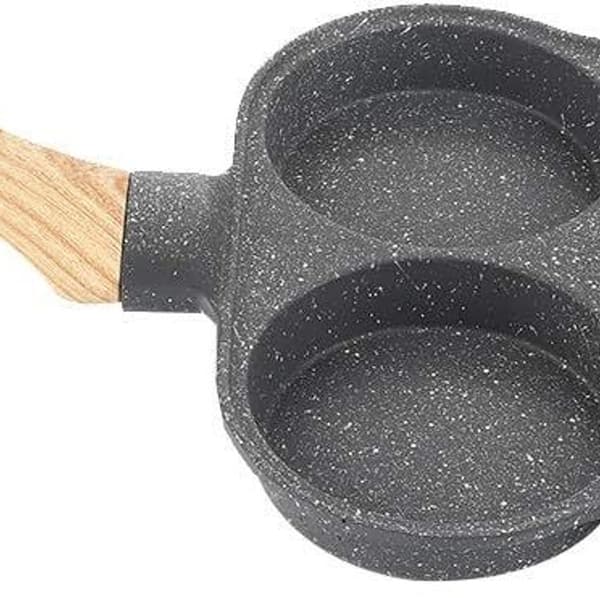 Egg Pan Omelett Pan Steking 4 Hulls Omelett Pan Non-Stick Stekepanner