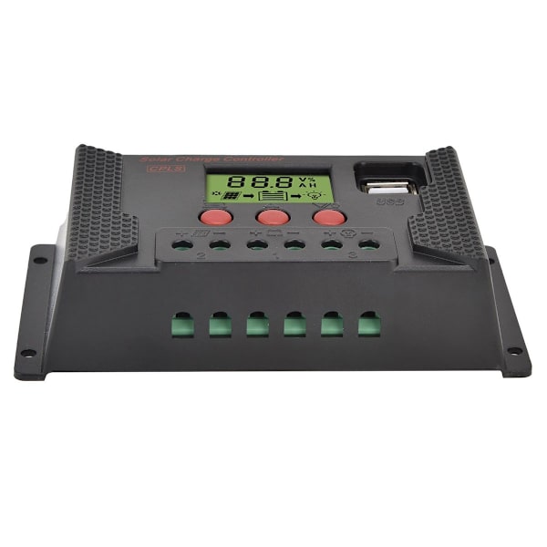 40A bærbar solcellepanel-laderegulator 12V 24V PWM automatisk KLB