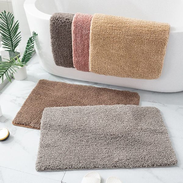 Laavakivituhkan pituinen villainen kylpymatto, liukumaton kylpymatto, imukykyinen kylpymatto, 40 × 60 cm [paksunnettu villan korkeus 3 cm] nopeasti kuivuva kylpymatto,