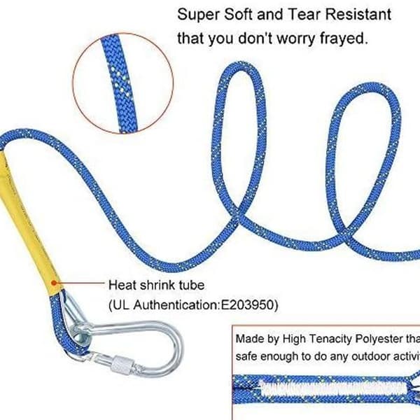 Utomhusrep diameter 8mm tjock nylonrep, 10m/20m KLB